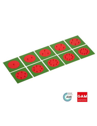 Cercles des fractions - GAM Montessori - 1MM149