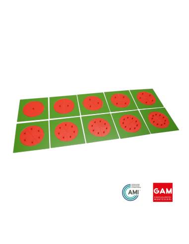 Cercles des fractions - GAM Montessori - 1MM149