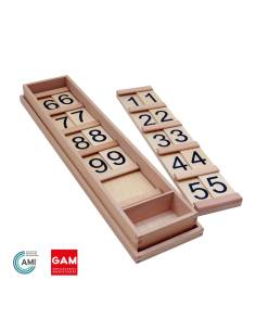 Deuxième table de Seguin : version internationale - GAM Montessori - 1MM106