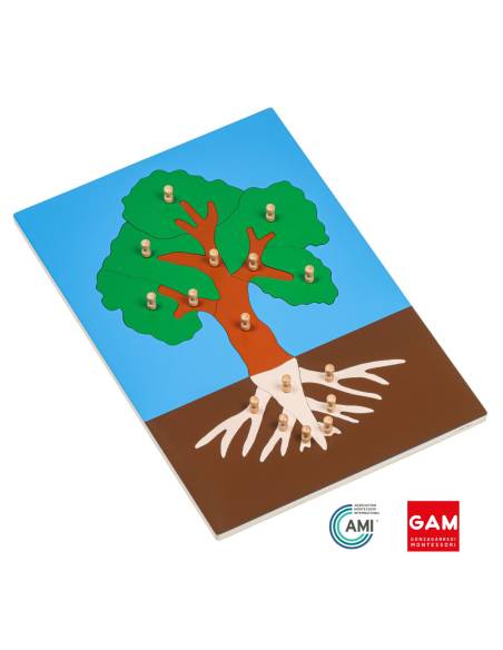 Puzzle de botanique l'arbre - GAM Montessori - 1MM212B