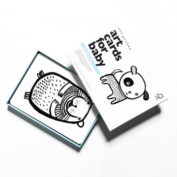 "Art cards" pour bébés-collection Animaux de compagnie