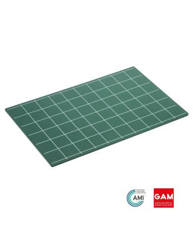 Ensemble de 2 Ardoises avec doubles lignes et carrés - Montessori GAM - 1MM05414