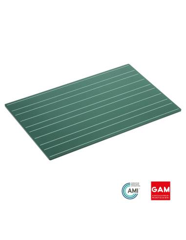 Ensemble de 2 Ardoises avec doubles lignes et carrés - Montessori GAM - 1MM05414