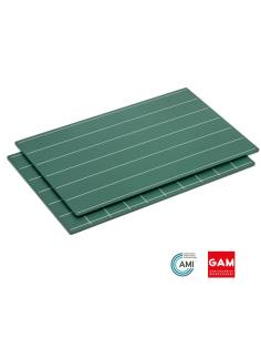 Ensemble de 2 Ardoises avec lignes simples et carrés - GAM Montessori - 1MM05413