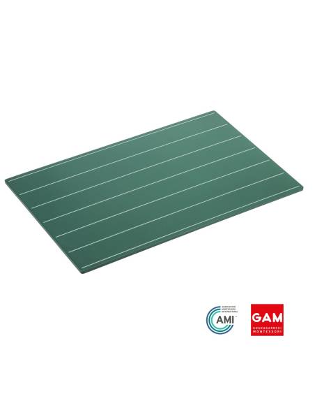 Ensemble de 2 Ardoises avec lignes simples et carrés - GAM Montessori - 1MM05413