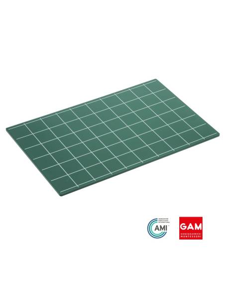 Ensemble de 2 Ardoises avec lignes simples et carrés - GAM Montessori - 1MM05413