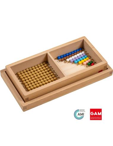Boite de perles pour première table de Seguin - GAM Montessori - 1MM105