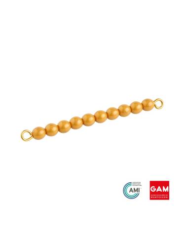 Boite de perles pour deuxième table de Seguin - GAM Montessori - 1MM107