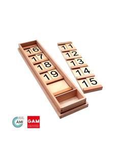 Première table de Seguin : version internationale - GAM Montessori - 1MM104