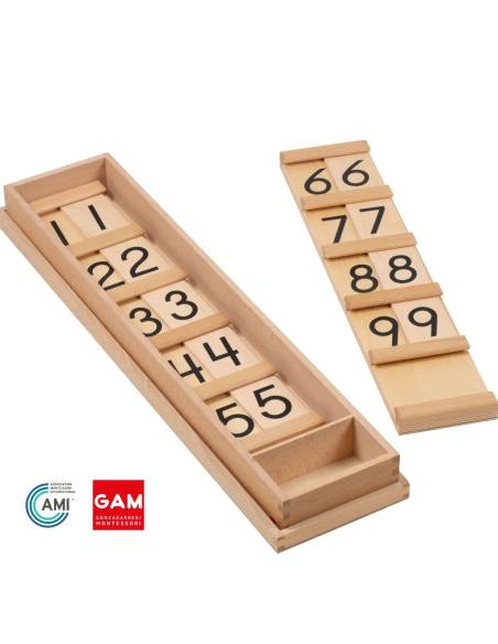 Deuxième table de Seguin : version US - GAM Montessori - 1MM106US