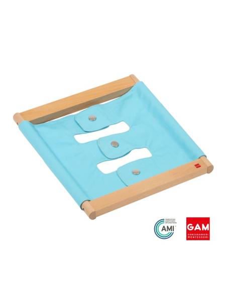 Mon premier cadre d'habillage boutons pression - GAM Montessori - 1MM278