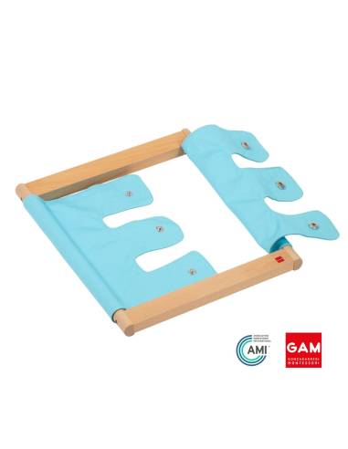 Mon premier cadre d'habillage boutons pression - GAM Montessori - 1MM278