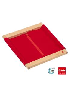 Mon premier cadre d'habillage fermeture éclair - GAM Montessori  - 1MM276