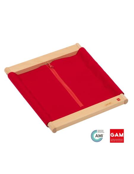 Mon premier cadre d'habillage fermeture éclair - GAM Montessori  - 1MM276