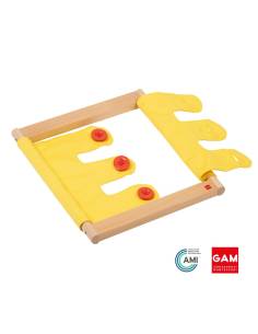 Mon premier cadre d'habillage 3 boutons - GAM Montessori - 1MM275 2