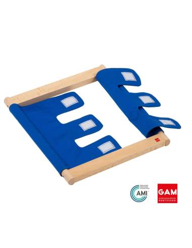 Mon premier cadre d'habillage Velcro - GAM Montessori - 1MM277