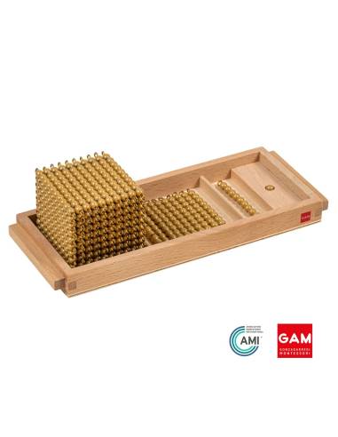 Premier plateau du système décimal - GAM Montessori - 1MM0921