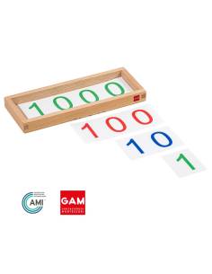 Symboles pour le premier plateau du système décimal - GAM Montessori - 1MM0922