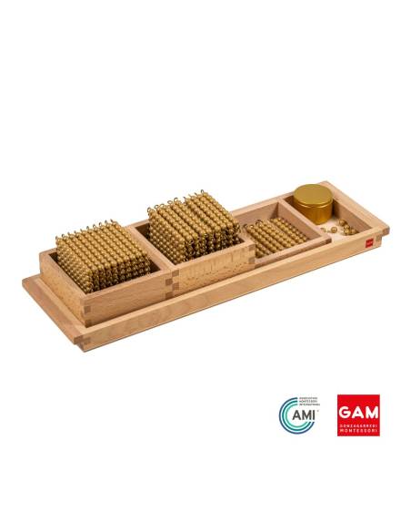 Deuxième plateau du système décimal - GAM Montessori - 1MM0923