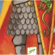 Puzzle silhouette : Le chevalier au dragon 36 pièces