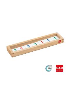 Cartes du matériel des hiérarchies - GAM Montessori - 1MM1322 2