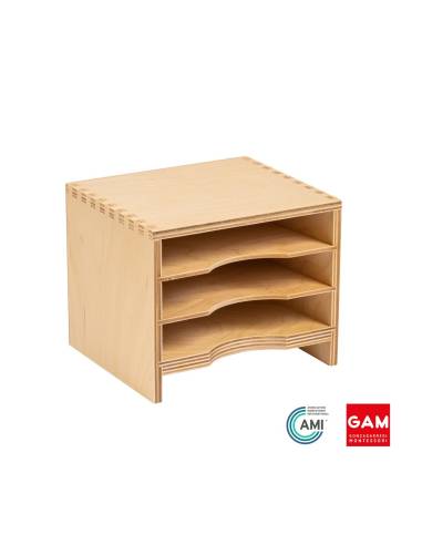 Cabinet pour cartes des formes de feuilles - GAM Montessori - 1MM21110