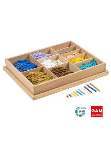 Boîte de perles pour la multiplication - GAM Montessori - 1MM1252
