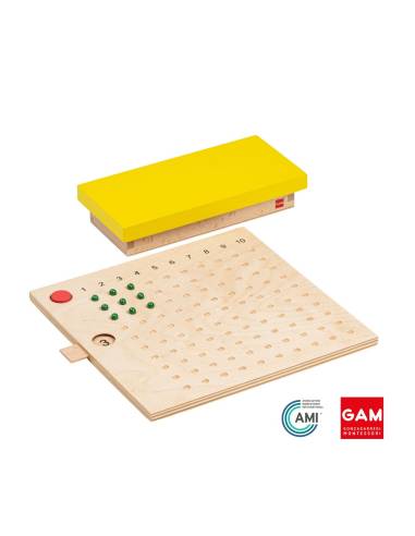 Table de la multiplication avec perles - GAM Montessori - 1MM123