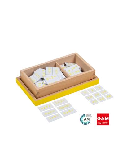 Tickets de la multiplication - GAM Montessori - 1MM1251