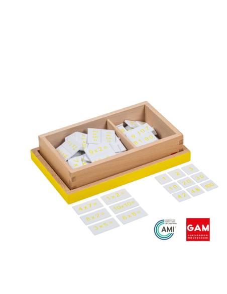 Tickets de la multiplication - GAM Montessori - 1MM1251