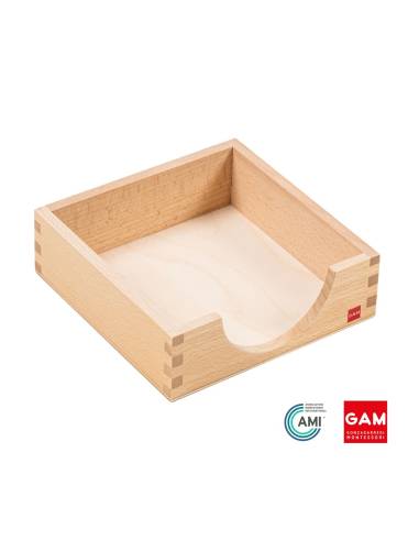 Boite pour feuille 14 X14 cm - GAM Montessori - 1MM0513