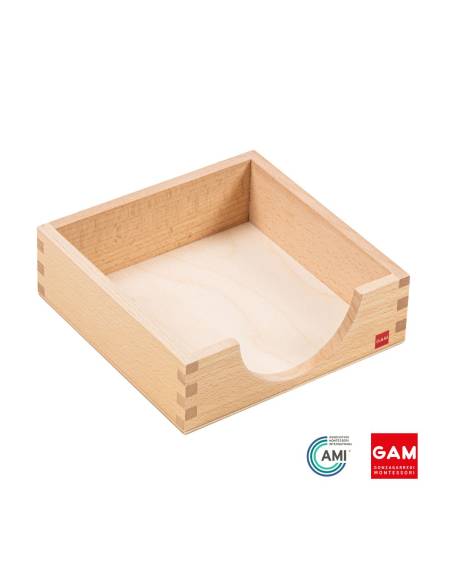 Boite pour feuille 14 X14 cm - GAM Montessori - 1MM0513