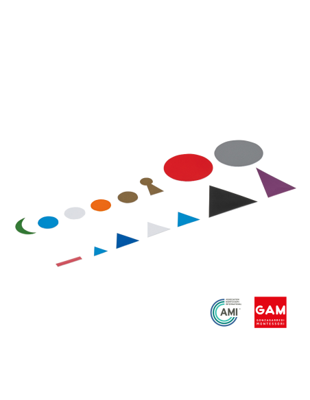 Symboles de grammaire en plastique : 10 ensembles - GAM Montessori - 1MM05902