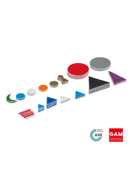 Symboles de grammaire en plastique : 10 ensembles - GAM Montessori - 1MM05902