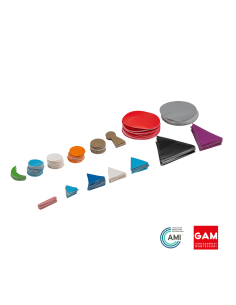 Symboles de grammaire en papier : 100 ensembles - GAM Montessori  - 1MM05904