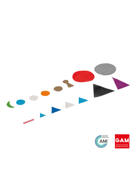 Symboles de grammaire en papier : 100 ensembles - GAM Montessori  - 1MM05904