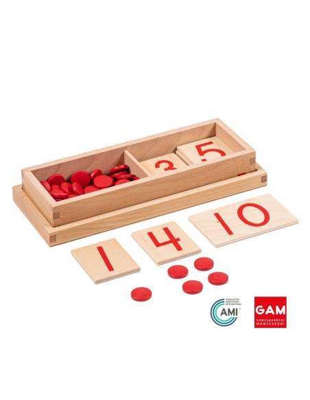 Jeu des jetons (version US) - GAM Montessori - 1MM086US