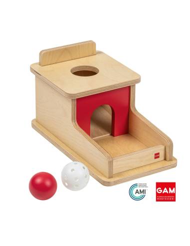 Boite permanence de l'objet avec plateau et balles - GAM Montessori - 1MM250
