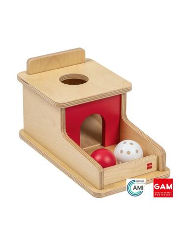 Boite permanence de l'objet avec plateau et balles - GAM Montessori - 1MM250