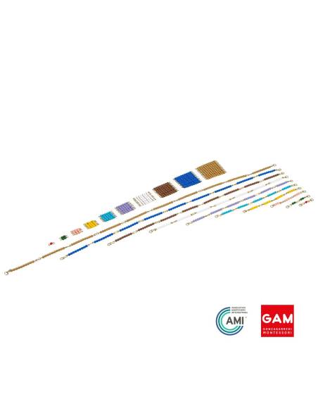 Chaînes courtes perles en Nylon - GAM Montessori - 1MM1102