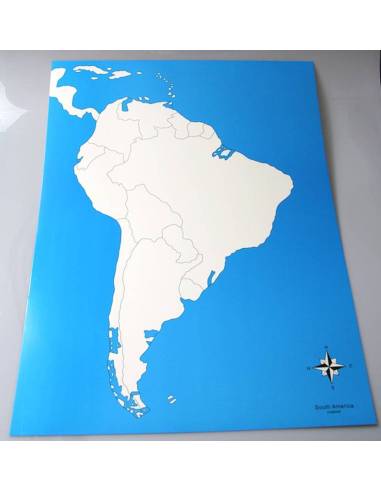 Carte de contrôle de l'Amérique du sud