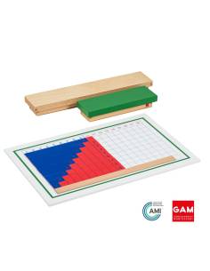 Tableau de la soustraction et réglettes - GAM Montessori - 1MM120