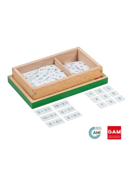 Tickets de la soustraction - GAM Montessori - 1MM1221