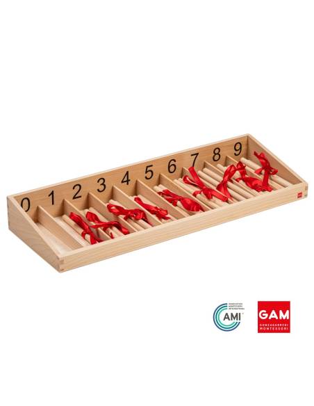 Boite des Fuseaux : version internationale - GAM Montessori - 1MM084