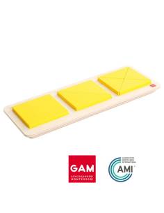 Encastrement des carrés et triangles - GAM Montessori - 1MM273