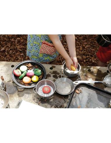 Légumes sensoriel en pierre - Yellow Doord - YD1135 pour jeu libre, imitation et langage.