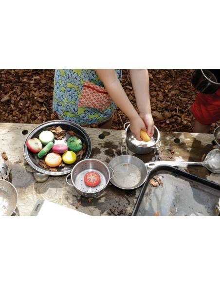 Légumes sensoriel en pierre - Yellow Doord - YD1135 pour jeu libre, imitation et langage.