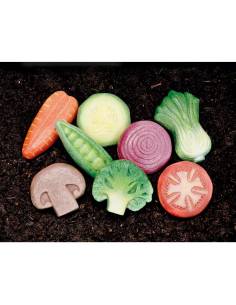 Légumes sensoriel en pierre - Yellow Doord - YD1135 pour jeu libre, imitation et langage.