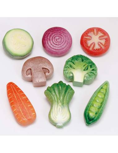 Légumes sensoriel en pierre - Yellow Doord - YD1135 pour jeu libre, imitation et langage.