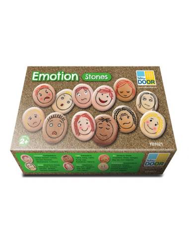 Pierres sensorielles Les Emotions - Yellow Door - YD1021 - pour identifier et comprendre les émotions.